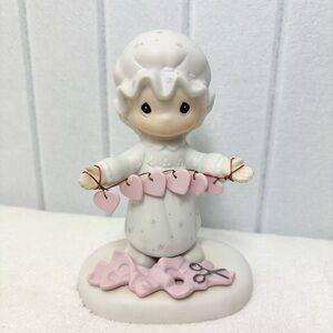 PRECIOUS MOMENTS "YOU HAVE TOUCHED SO MANY HEARTS" FIGURINE E-2821